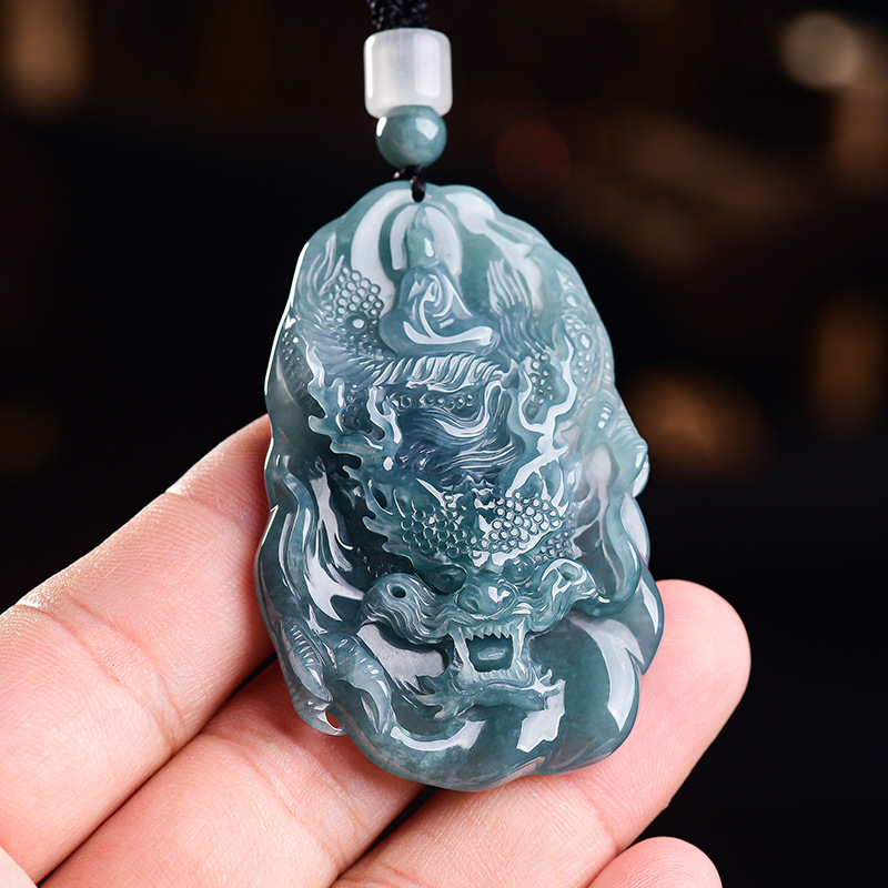 Vintage Fashion Accessories - Kalung Liontin Naga Giok Burma Alami