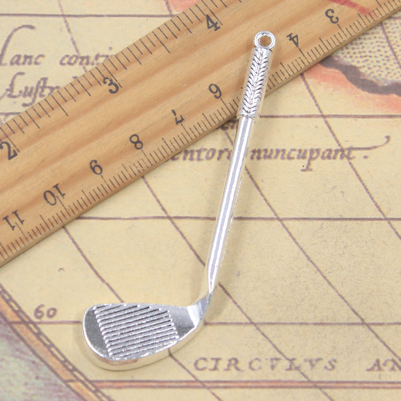 Vintage Fashion Club Photos - 5 buah liontin klub golf 79x25mm