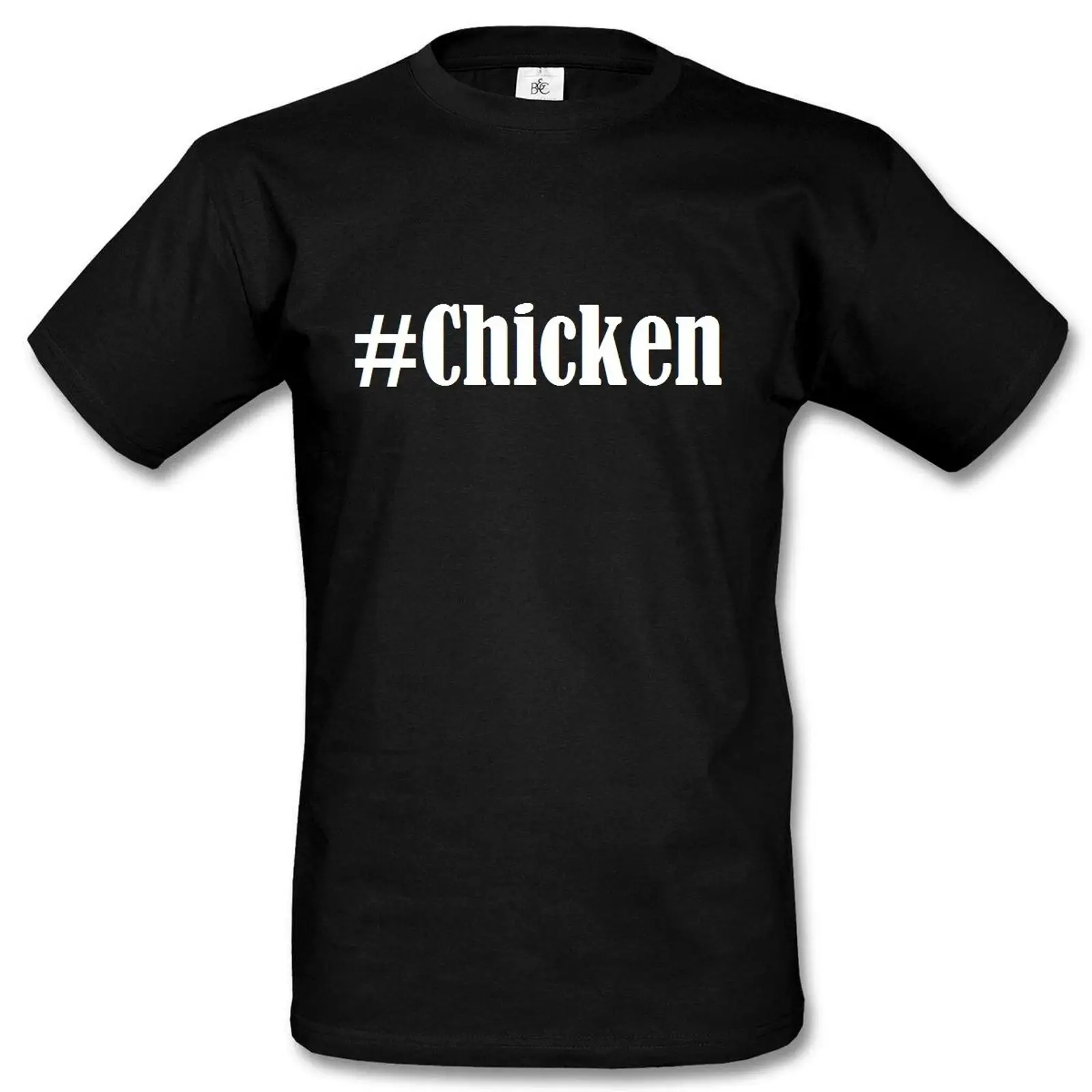 Vintage Fashion Hashtags - Kaos Chicken Hashtag Raute untuk Wanita,
