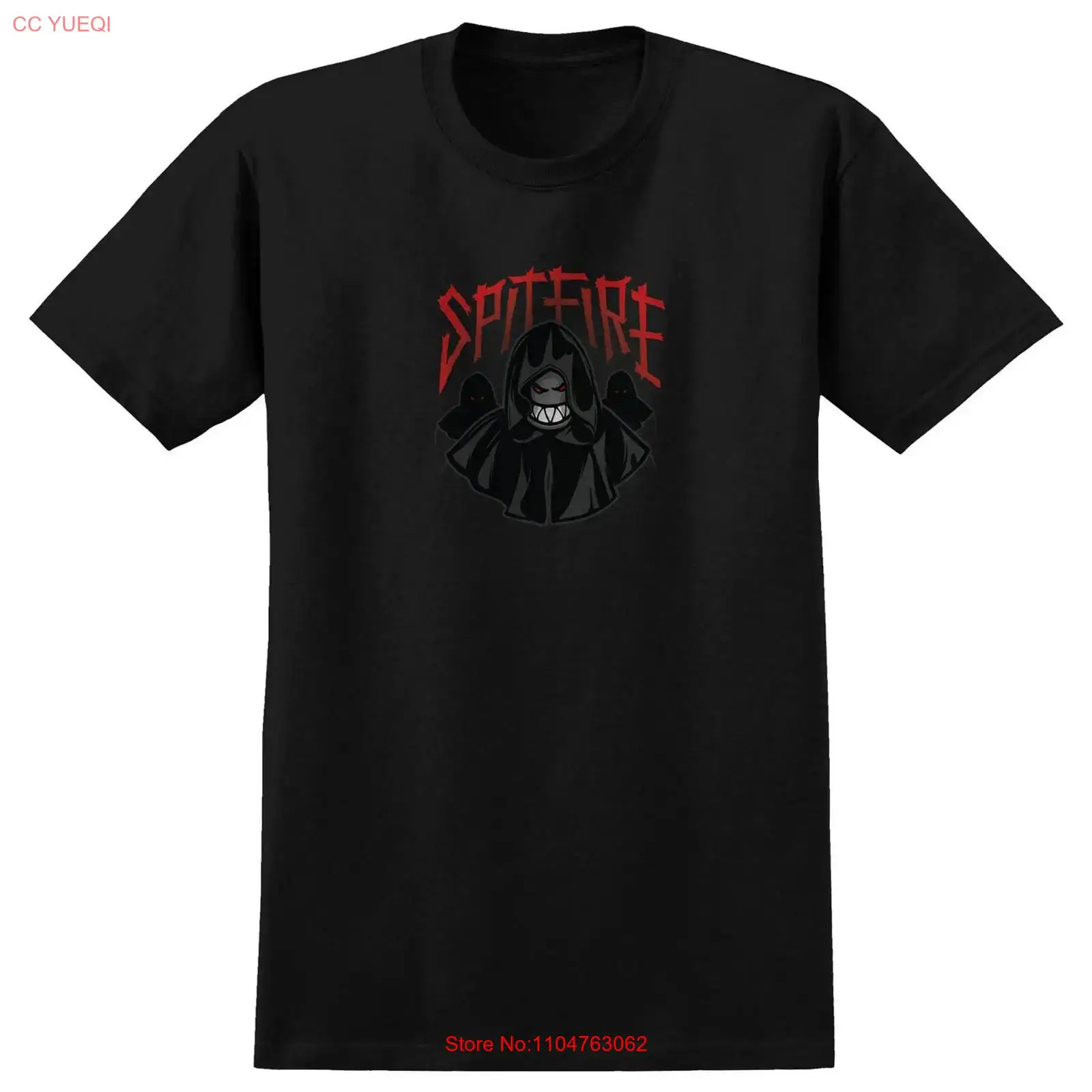 Vintage Fashion Wheel - Kaos Spitfire Wheels Ritual Hitam Vintage