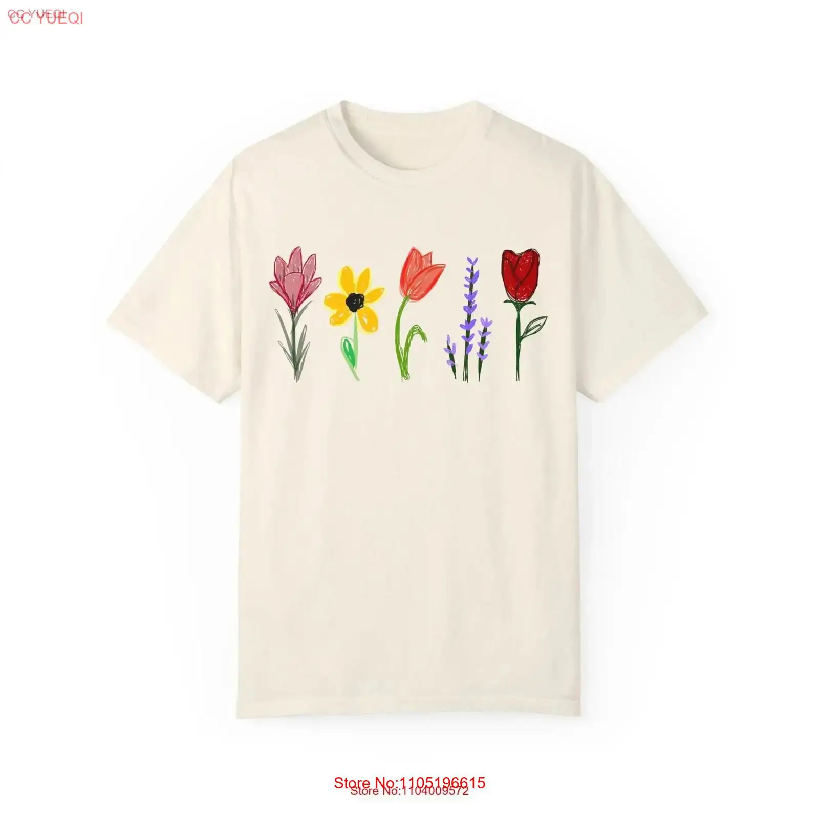 Vintage Fashion Drawings - Kaos Floral Doodle Gambar Lucu Perawat