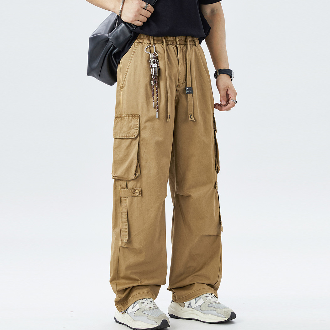 Retro Track Pant - Celana Kargo Multi-saku Pria Gaya Retro
