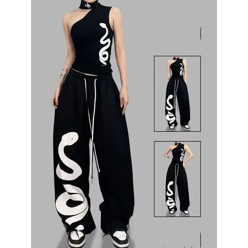 Retro Track Pant - Celana Training Retro Y2K Wide Leg