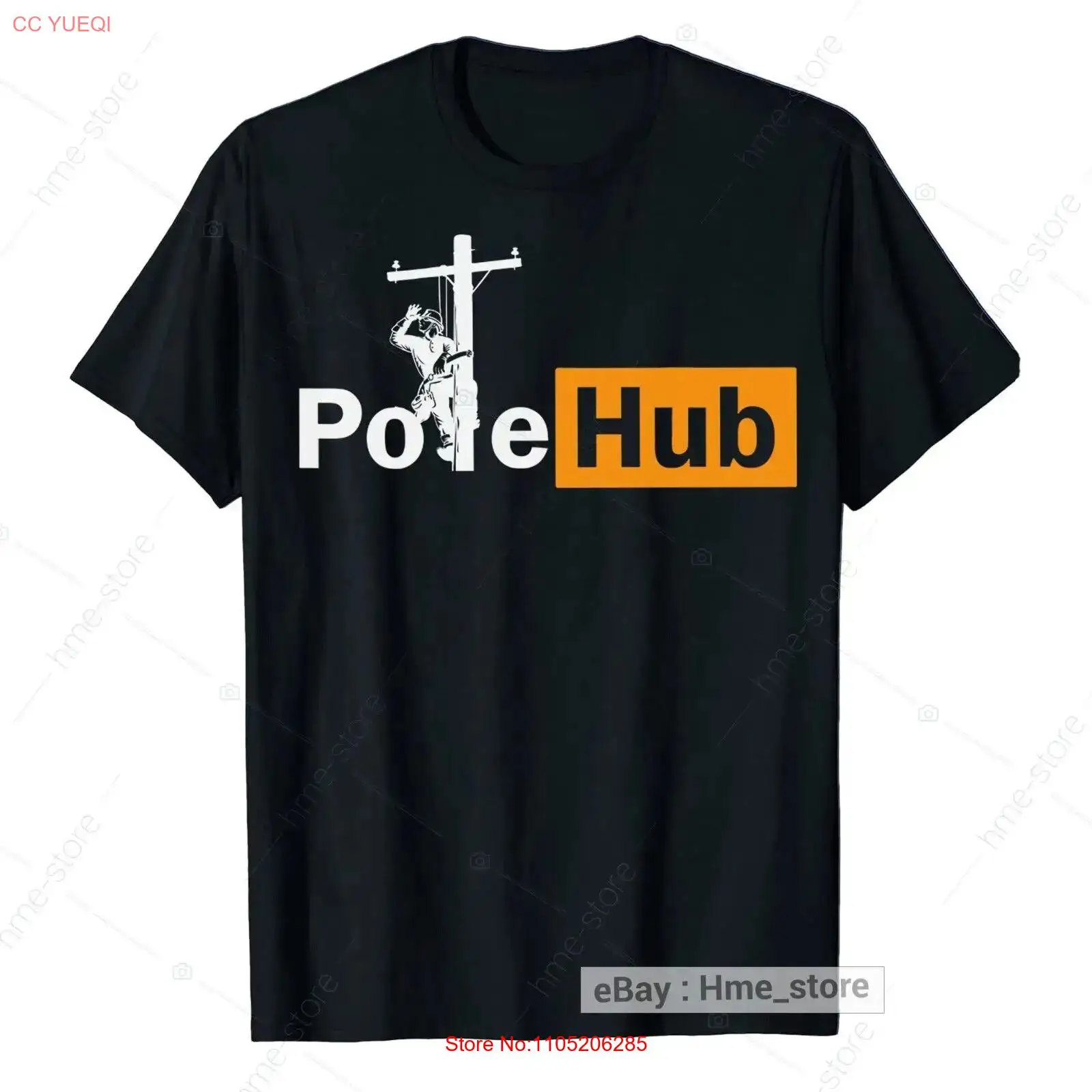 Vintage Fashion Hub - Kaos Pekerja Listrik Pole Hub Power