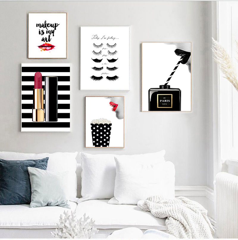 Poster Cetak Lukisan Kanvas An - Vintage Vogue Fashion Poster ulasan dan harga