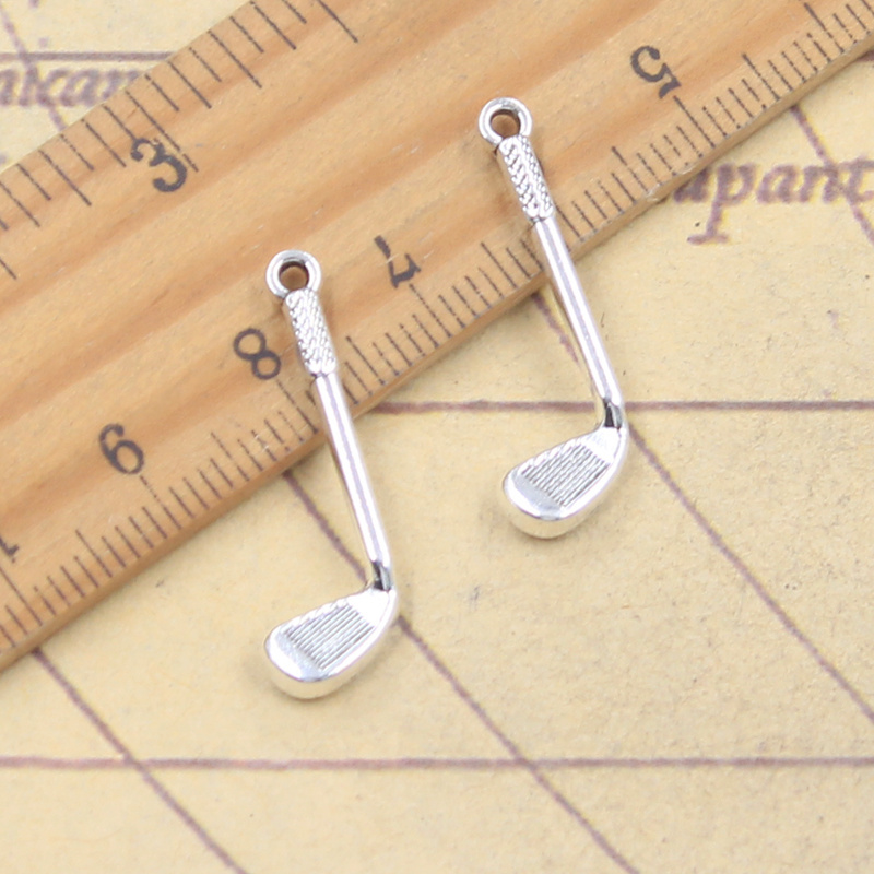 20 Buah Jimat Klub Golf 27X9Mm - Vintage Fashion Club Photos ulasan dan harga