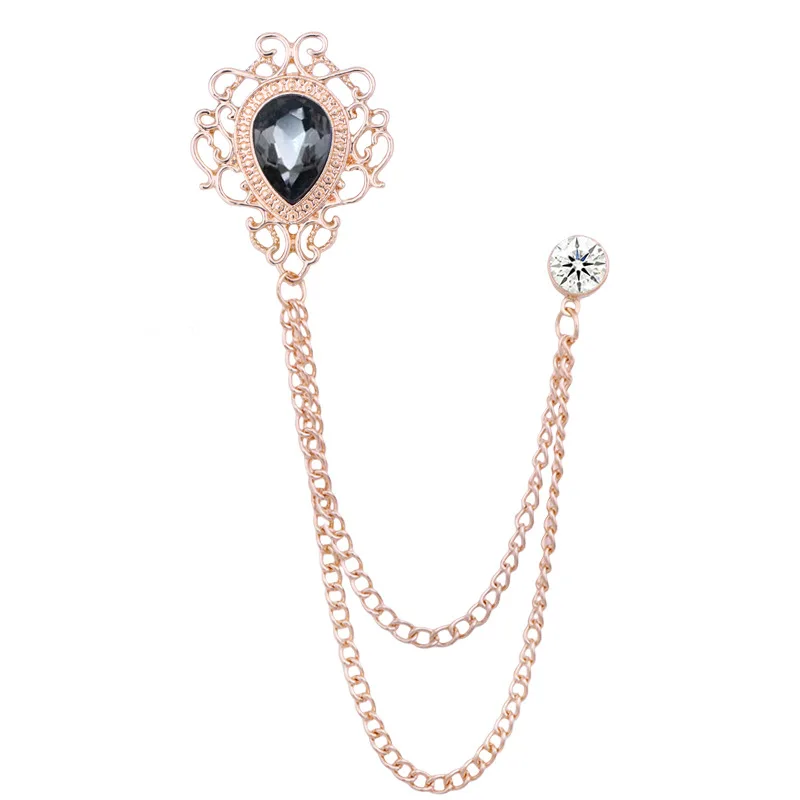 Pin Kerah Kristal Berlian Imit - Vintage Fashion Accessories ulasan dan harga