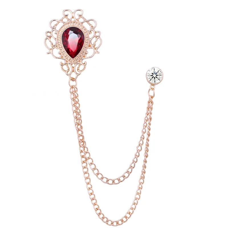 Pin Kerah Kristal Berlian Imit - Vintage Fashion Accessories ulasan dan harga