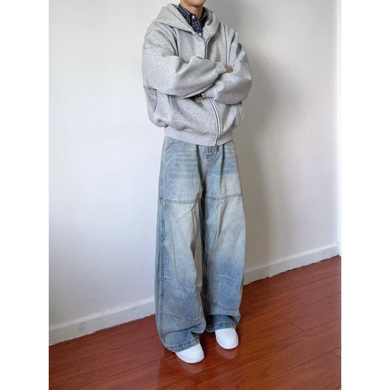 Celana Jeans Biru Retro Pria C - Vintage Y2K ulasan dan harga