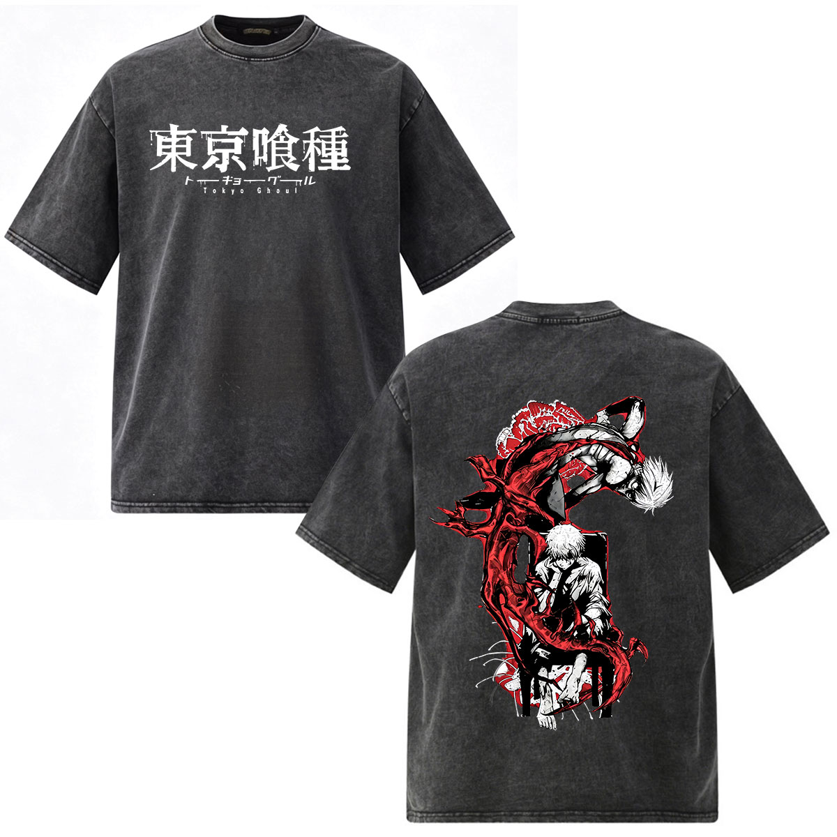 Kaus Anime Tokyo Ghoul Ken Kan - Vintage Fashion In Tokyo ulasan dan harga