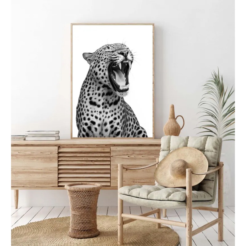 Poster Hitam Putih Bergaya Fas - Vintage Vogue Fashion Poster ulasan dan harga