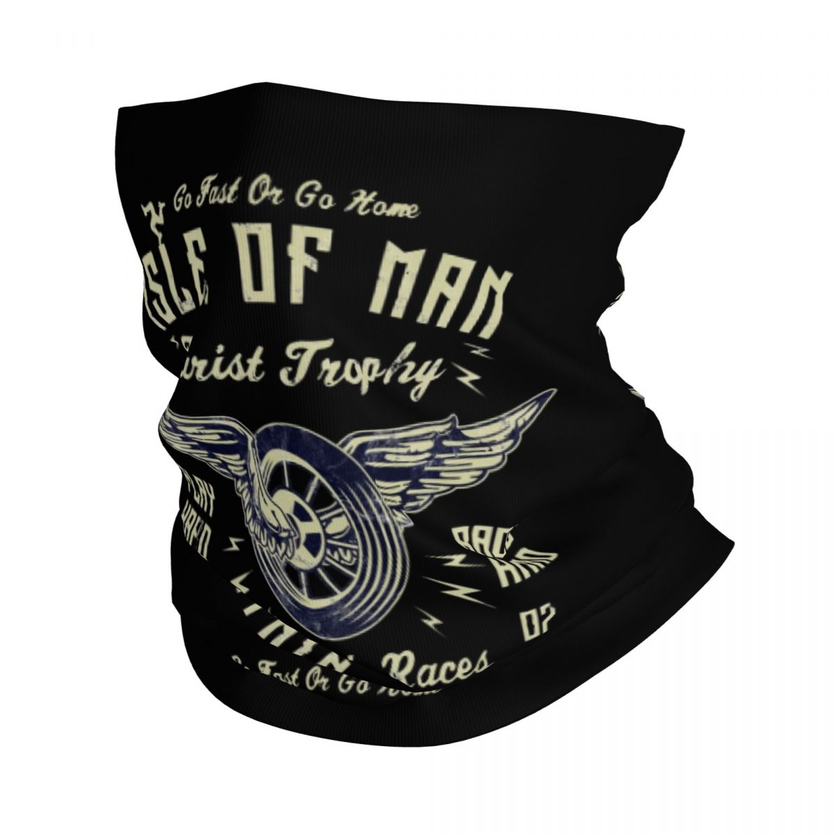 Isle Of Man syal masker Balacl - Vintage Fashion Wheel ulasan dan harga