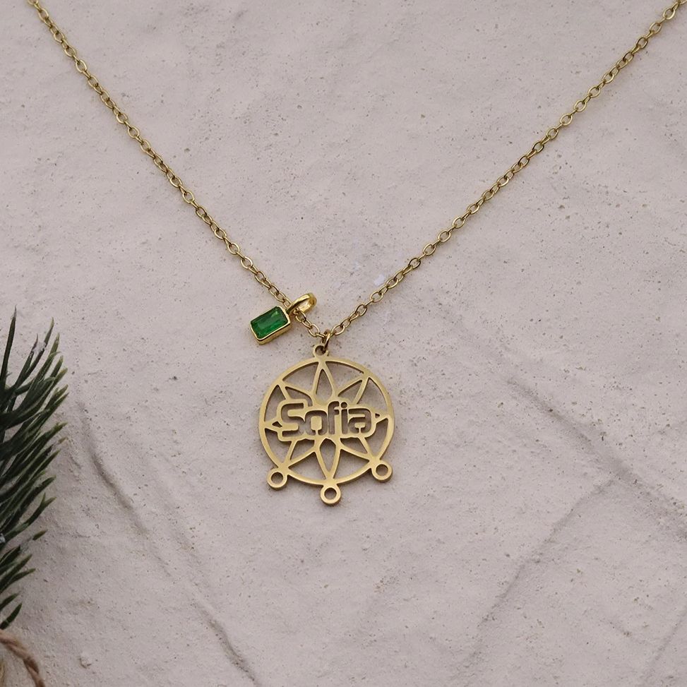 Kalung Kompas Nama Kustom Chan - Vintage Fashion Guide ulasan dan harga