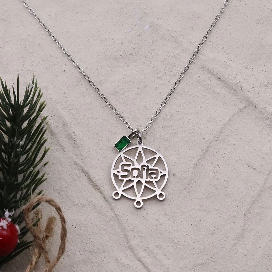 Kalung Kompas Nama Kustom Chan - Vintage Fashion Guide ulasan dan harga