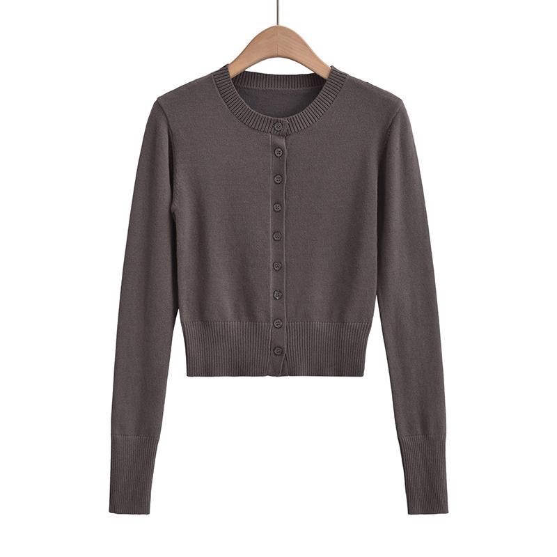 Kardigan crop Mode Korea sweat - Crop Cardigan Vintage ulasan dan harga