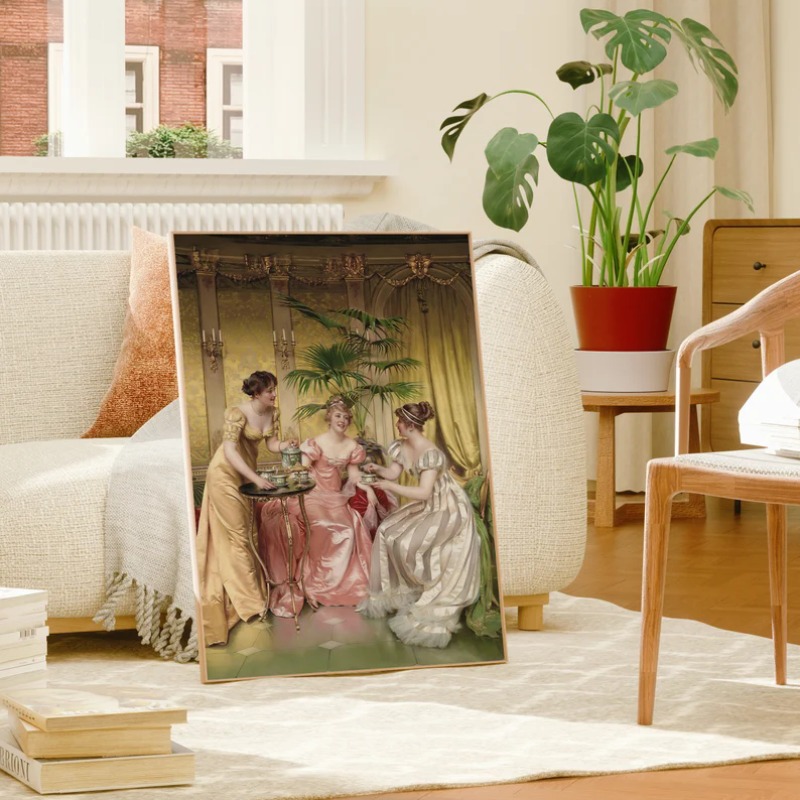 Poster Potret Wanita Renaisans - Vintage Vogue Fashion Poster ulasan dan harga