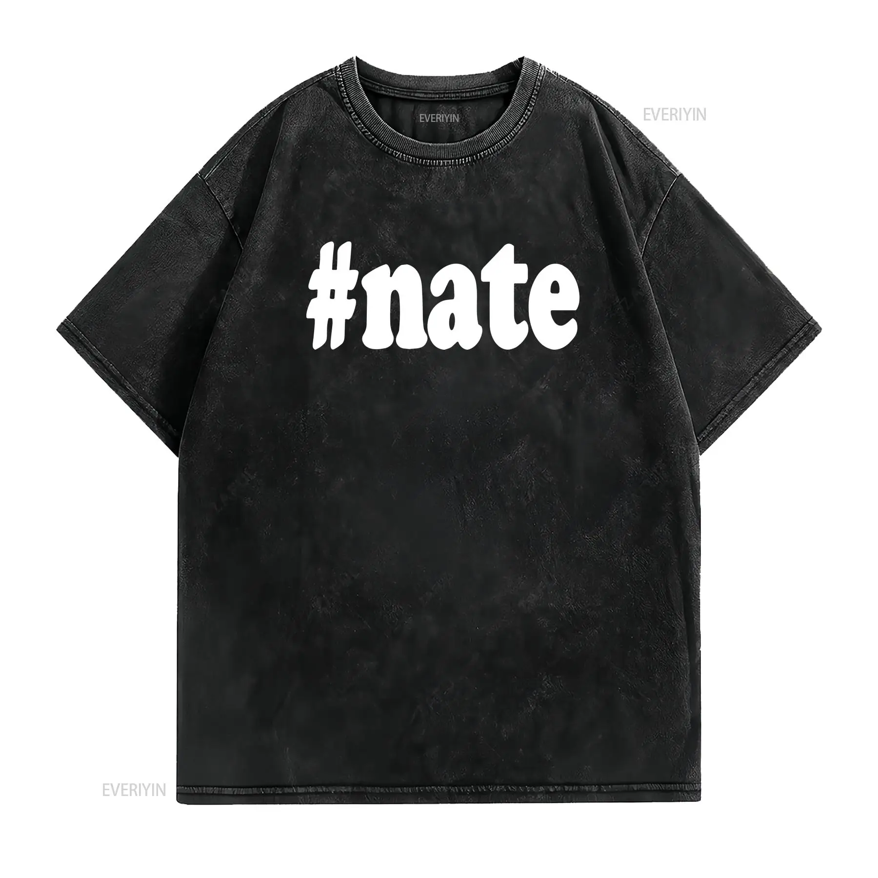 Kaos Nate Hashtag Nama Nathan  - Vintage Fashion Hashtags ulasan dan harga