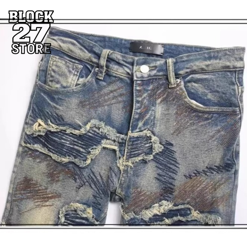 Celana Jeans Hip Hop Vintage D - Retro Track Pant ulasan dan harga