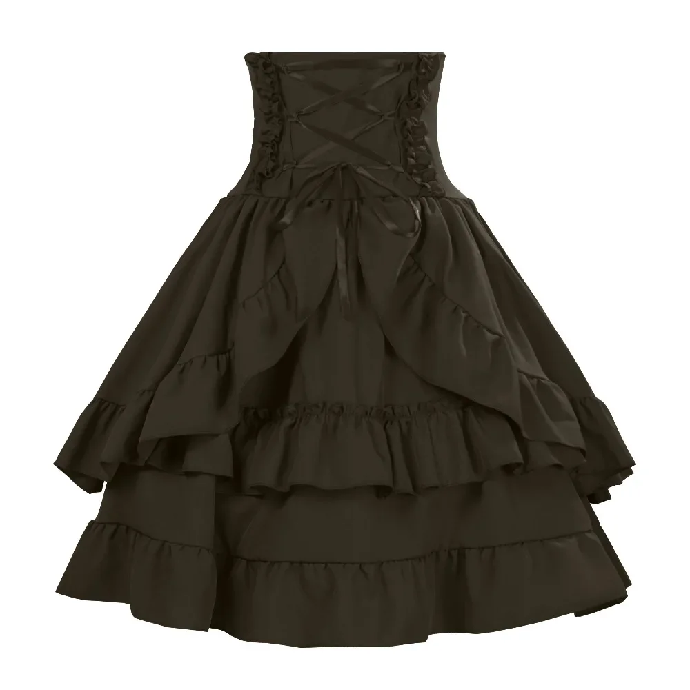 Rok Mengembang Gaya Gothic Ret - Vintage Y2K ulasan dan harga