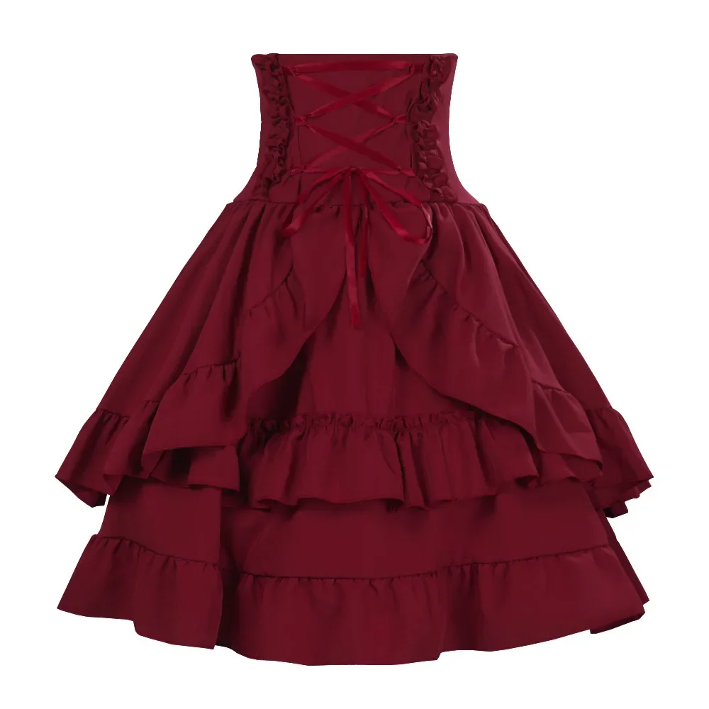 Rok Mengembang Gaya Gothic Ret - Vintage Y2K ulasan dan harga