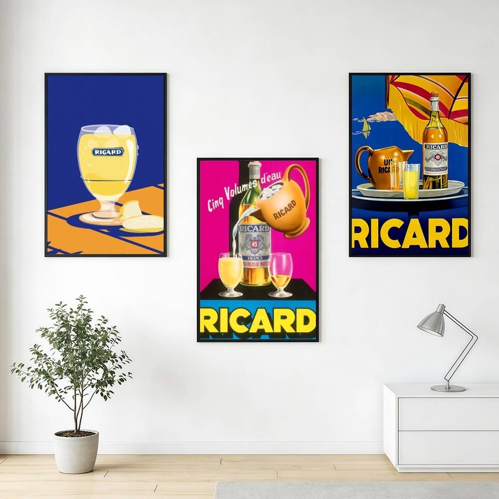 Stiker Poster Mewah R-RicardS- - Vintage Vogue Fashion Poster ulasan dan harga