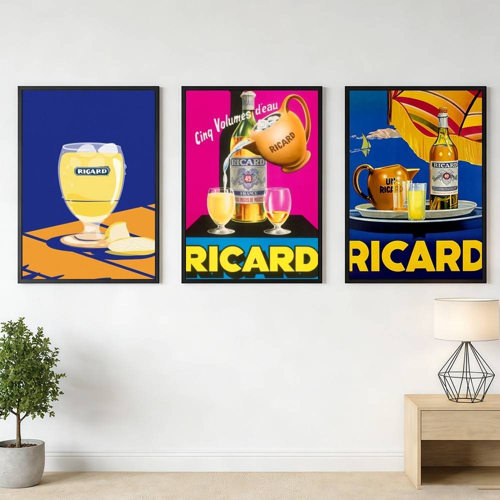 Stiker Poster Mewah R-RicardS- - Vintage Vogue Fashion Poster ulasan dan harga
