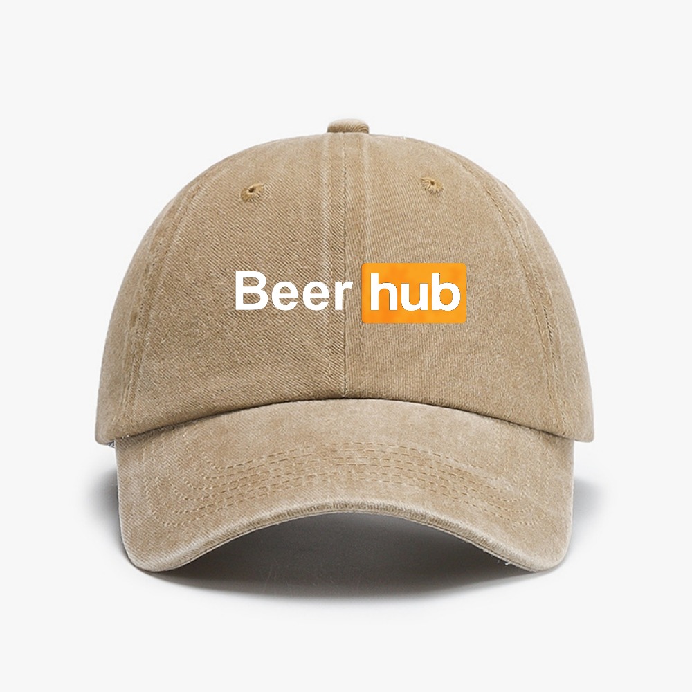 Topi Bisbol Beer Hub print Vin - Vintage Fashion Hub ulasan dan harga