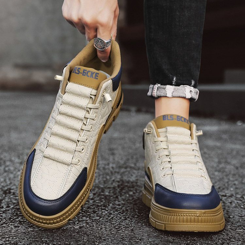 Sepatu Boots Pria Slip-On Plat - Vintage Fashion Mens ulasan dan harga