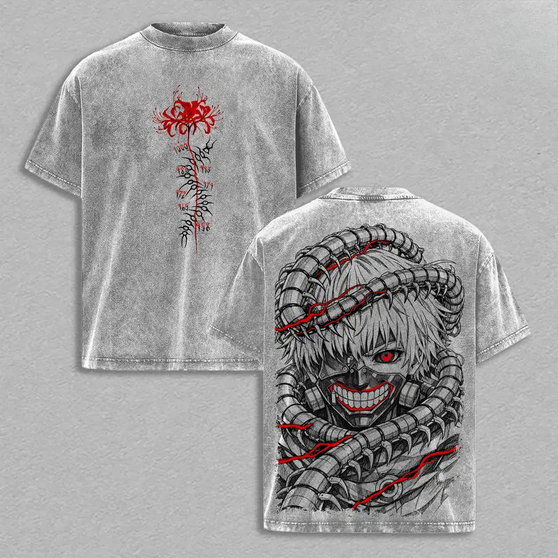 Kaos Retro Manga Kaneki Ken To - Vintage Fashion In Tokyo ulasan dan harga